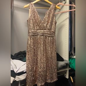 Rose sequin party dress 💕